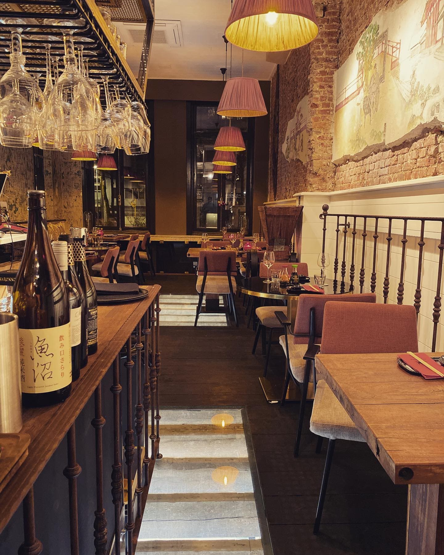 Het interieur van Kaizen Sushi